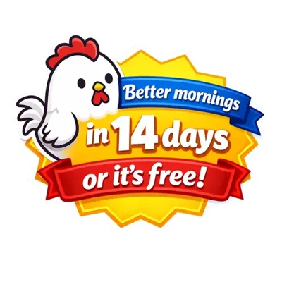 Better mornings guarantee — 14 days free
